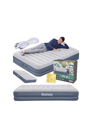 Bestway Çift Kişilik Ent. Pompalı Ytk 6716t 4421 Gri