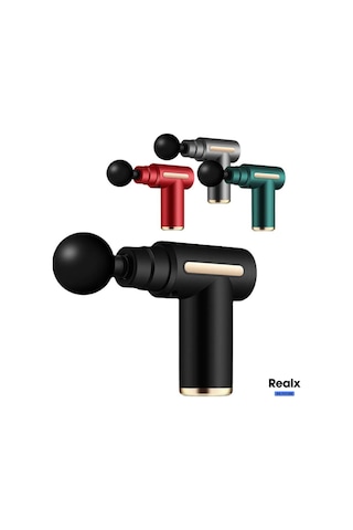 Realx 4 Başlıklı 6 Kademeli Titreşimli Şarjlı Mini Masaj Aleti