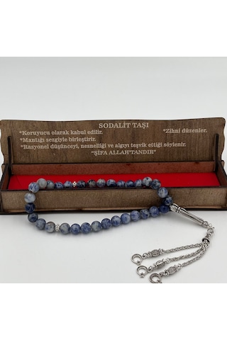 Lapis Lazuli Taşlı Erkek Tesbih Özel Ahşap Kutulu Hediyelik Tesbih Şık Erkek Hediyesi Tb24 72335219