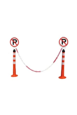 Plastik Zincir 8Mm 25 Metre Kırmızı Beyaz