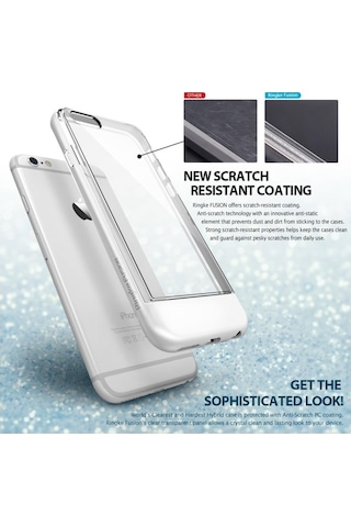 Ringke Frame Apple Uyumlu iPhone 6s/ 6 İle Çerçeveli Bumper Kılıf Ocean Blue
