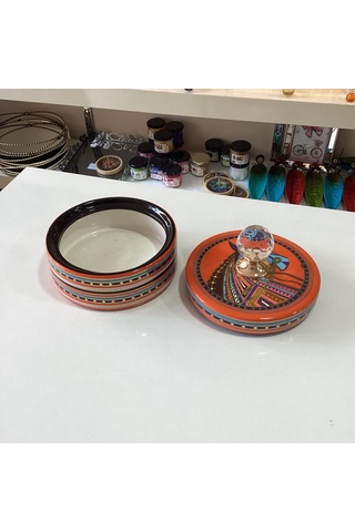 Dekoratif Renkli Küp 15 Cm