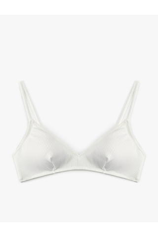 Koton Dokulu Bralet Bikini Üstü Ekru 6sak10039mm 27x