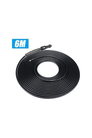 Geeroyoo 6m Suyu Baskı Makinesi Boru Temizleyici Hortumu - Otomatik İlerletme, Kanal Ve Çöp Boruları İçin Uyumlu Karcher K1-k7 Ve Diğer Modeller