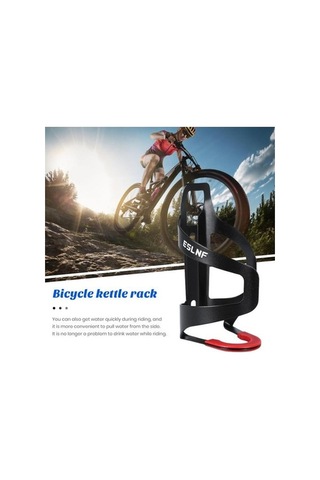 Pazly Siyah Alüminyum Bisiklet Şişe Tutucu, Ultralight Paslanmaz Çelik, Korozyona Dirençli, Evrensel Dağ Yol Bisikleti Su Şişesi Tutucu Siyah