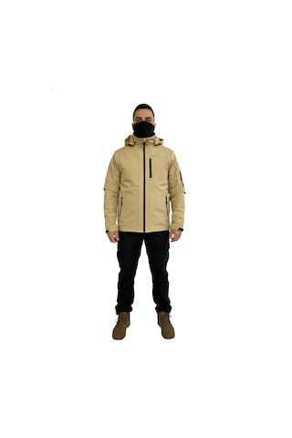 Mysia Outdoor Bej Soft Shell Mont İçi Polarlı Bej