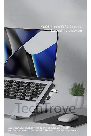 Type-c Hub Usb Çoklayıcı Usb 3.0 Usb 2.0 Type-c Çoklayıcı