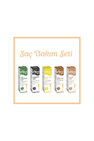 Saç Bakım Yağı Seti 5'li X 20 Ml
