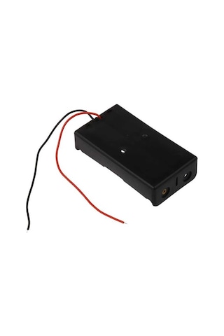 2'li 18650 Pil Yuvası Kablolu Seri Bağlı