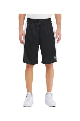 Adams Erkek Polyester Siyah Spor Antrenman Şortu