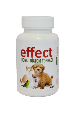 Effect Kedi Köpek için Bit Pire Kene Önleyen Saf Doğal Diatom Toprak 50 G