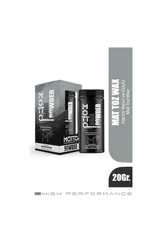 Motto Plus Şekillendirici ve Hacim Verici Toz Pudra Mat Wax 20 G