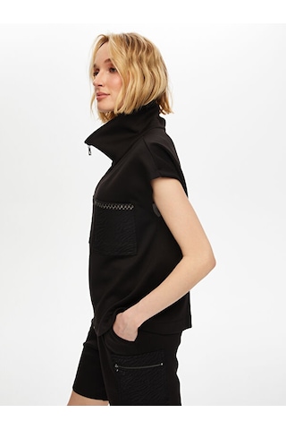 Trok Detaylı Örme Yelek S25ylk001 Us25ylk00110 Siyah