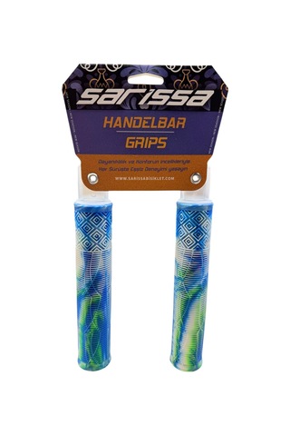 17 Cm Mtb Bmx Freeride Elcik Silikon Bisiklet Elcik Kaymaz Yapı Dirt Jump Bisiklet Elciği Mavi Yeşil Mor - Pembe