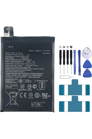 Cbtx Asus Zenfone 4 Max Pro / Zenfone 4 Max Plus / Zenfone 3 Zoom Ze553kl 5000mah C11p1612 Li-polimer Pil