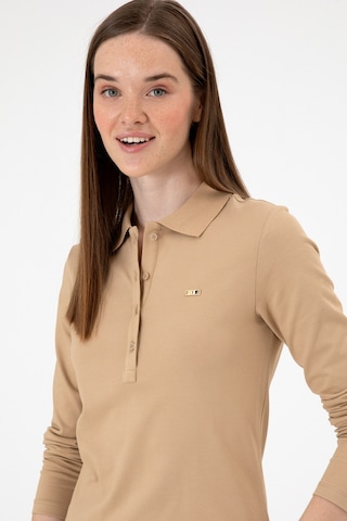 U.s. Polo Assn. Kadın Kum Sweatshirt 50313593-vr085 Kum