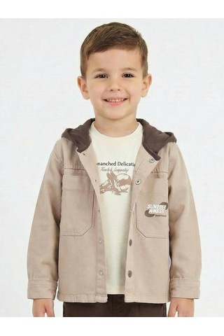 Xo Kids Erkek Çocuk Gömlek 1-4 Yaş 2626 Camel