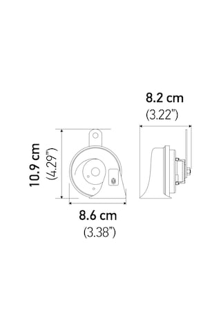 Hella Korna Te26 Set - 12v - 110db A - 400hz-500hz - Düşük Ses/yüksek Ses - Elektrikli - Ece Onaylı - Gövde Rengi