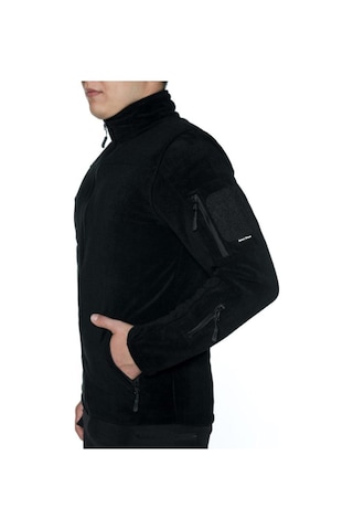 Sıngle Sword Erkek Taktik Askeri Siyah Polar Hırka Fermuarlı Outdoor Günlük Sıcak Tutan Üst Giyim Mont Ceket 3xl Siyah - 69917500 Siyah