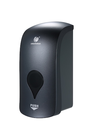 Yaozixa 1000ml Duvar Tipi Püskürtmeli Sabunluk - Hırsızlığa Karşı Kilitli, Kolay Doldurma Beyaz/gri/altın Gri