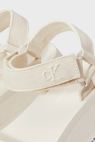 Calvin Klein Calvın Kleın Kadın Sandalet Yw0yw01693-aeo Bej