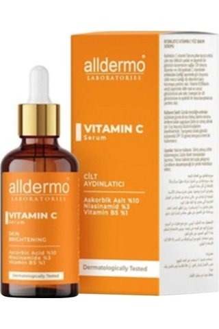 Alldermo Vitamin C Cilt Aydınlatıcı Cilt Serumu 30 ML
