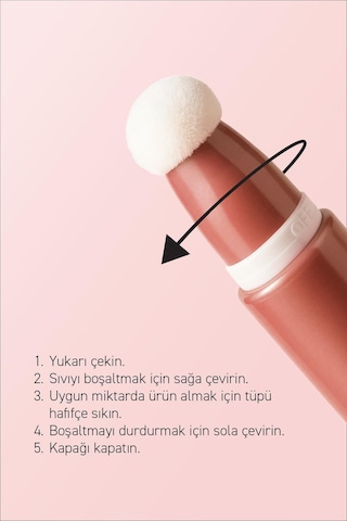 Alix Avien Yoğun Pigmentli E Vitaminli Mat Bitişli Kremsi Likit Allık - Liquid Blusher 03 Warm Apricot Bordo