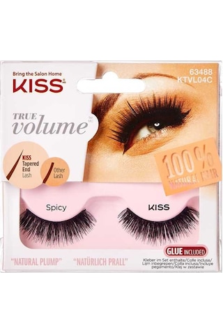 Kiss True Volume Komple Takma Kirpik - Spicy
