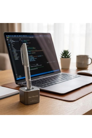 Lexroo Premium Metal Kalem Standı, Alüminyum Masaüstü Kalem Tutucu Çok Renkli