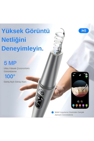 Npo M1 5mp Kameralı Uv'li 5 Modlu Ultrasonic Diş Beyazlatma Tartar Plak Diş Taşı Temizleme Cihazı