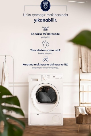 Ozn Home 2 Adet %100 Doğal Yün Yastık Merinos Yünü Yastık 1000 Gr Dolgulu Yastık Beyaz