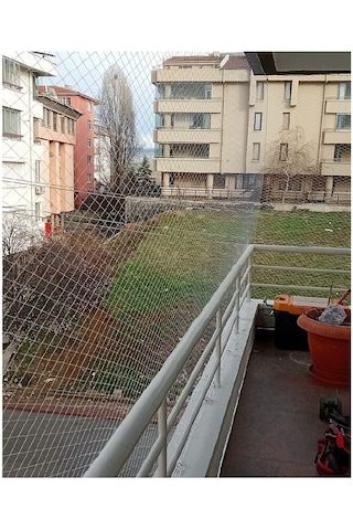 2x4 Metre Kedi Filesi Balkon Filesi Sık Dokuma Kalın Kuş Filesi 2