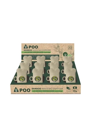 Bamboo Dışkı Toplama Seti 15 Yaprak 12li Set Genel