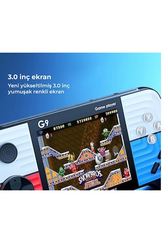 G9 1000 Oyunlu Retro Konsol Eski Zamanların Keyfini Taşınabilir Ve Kolay Kullanımda Yaşayın -1050
