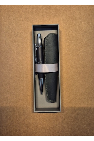 Faber Castell E-motion 1.4mm Parlak Krom/ahşap Siyah