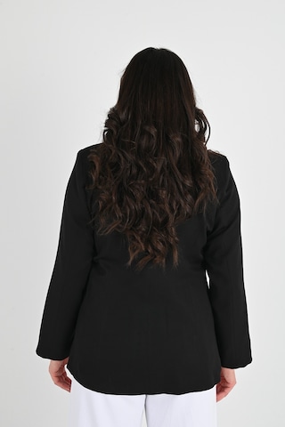 Kadın Astarlı Büyük Beden Blazer Ceket 0101-1 001