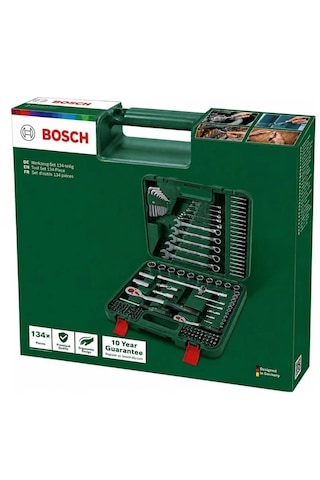 Bosch Gelişmiş Çok Amaçlı El Aleti ve Montaj Seti 134 Parça - 1600A039J0