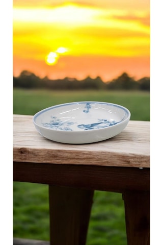 Evmutfak Güral Porselen 2 Adet 23 Cm Şuje Salata Tabağı 1891 Açık Deniz Yeşili