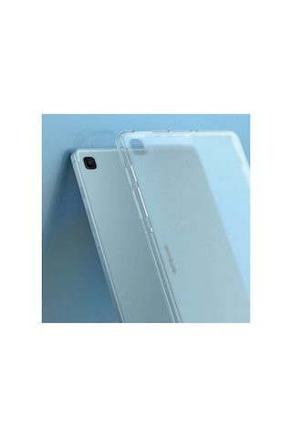 Samsung Galaxy Tab S6 Lite P610 P615 P617 Tablet Kılıf + Ekran Koruyucu + Kalem Süper Silikon Şeffaf Arka Kapak