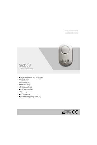 Eds GZD03 220 V Dogalgaz Dedektörü