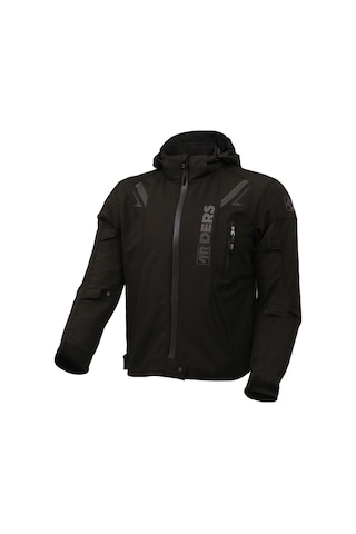 4riders Rex Pro Korumalı Softshell Motosiklet Montu Siyah