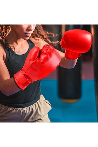 Suntek Mma Eldiven Fitness Dövüş Kırmızı-yetişkin Kırmızı