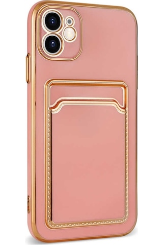 Zeyline Apple Uyumlu iPhone 11 Zore Bark Kartlıklı Kapak-siyah