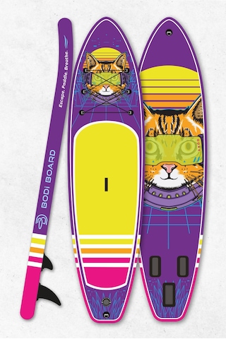 Paddle Board Sup Vr Cat Edition Bodi Cyber Şişme Stand 350x84x15cm Full Set Hediyeli