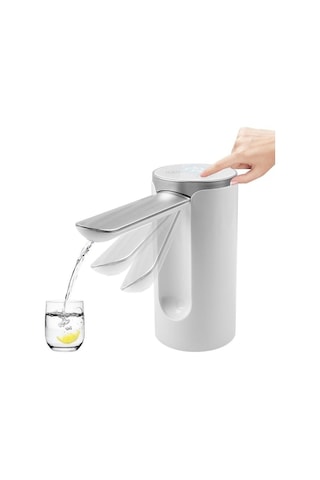 Maoyaya Su Miktarı Seçimli Kullanışlı Otomatik Su Sebili Evrensel Elektrikli Katlanabilir Su Pompası, Renk Beyaz Diğer