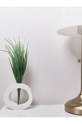Minimalist Halka Formunda Dekoratif Beton Vazo Şıklık Ve Modernlik Bir Arada