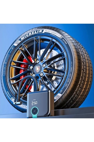 Auhma A5544 Şarjlı Dijital Lastik Şişirme Pompası