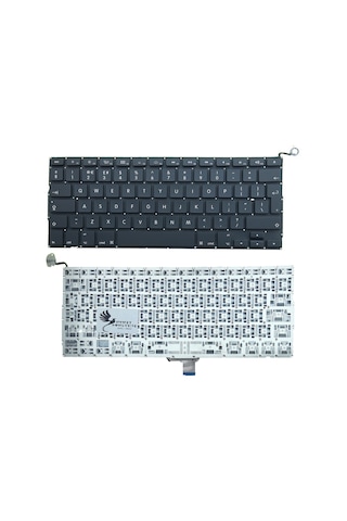 Apple Uyumlu MacBook Pro A1278 13.3" 2012 Klavye (Büyük Enter - UK)