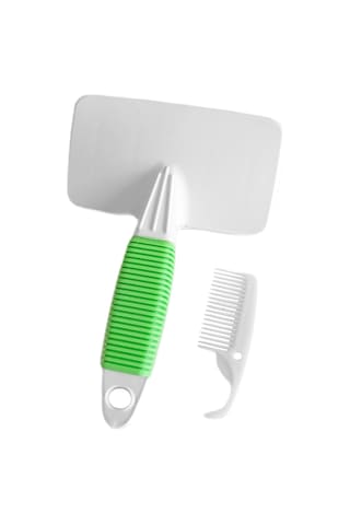 Markapet Temizleme Aparatlı Kedi Köpek Tarağı 7 Cm-14 Cm Small Yeşil