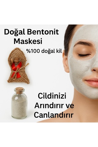 Veranative Gözenek Sıkılaştırıcı ve Siyah Nokta Karşıtı Doğal Bentonit Toz Kil Maskesi 25 ML